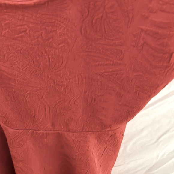 Urban Outfitters- Silence+Noise~ Coral colored, geometric patterned Sundress- S - Picture 3 of 8